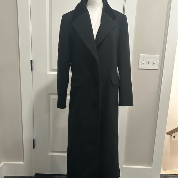 Gorgeous Forecaster Vintage Women’s Size 6 Black Wool Floor Length Jacket EUC - Picture 1 of 9